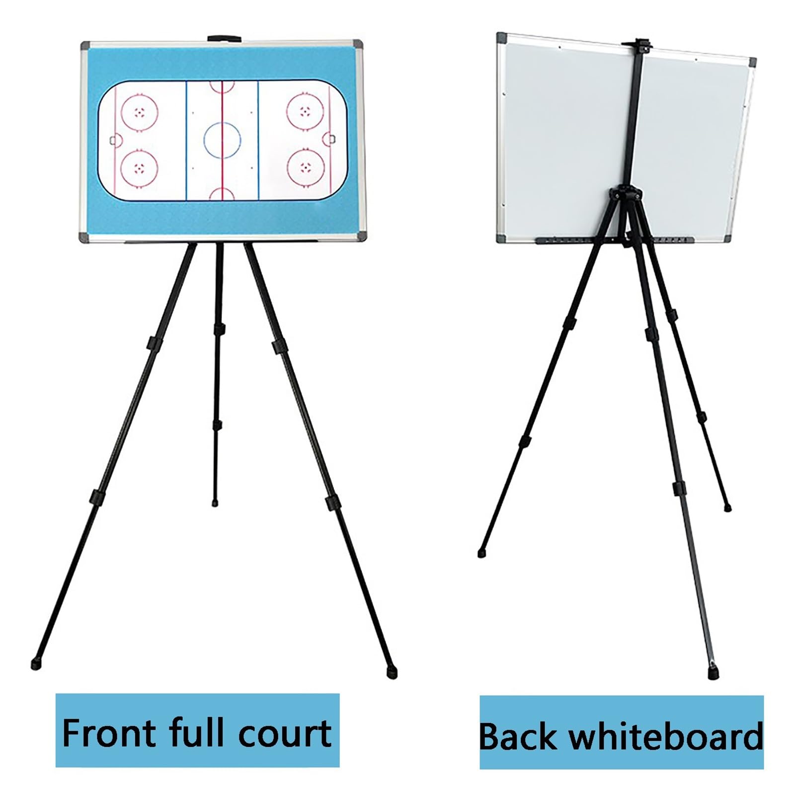 Lavagna Tattica per Hockey Su Ghiaccio, Lavagna Magnetica per Allenatori | Robusta e Resistente, Design A Doppia Faccia, Ideale per L'insegnamento(Bag)
