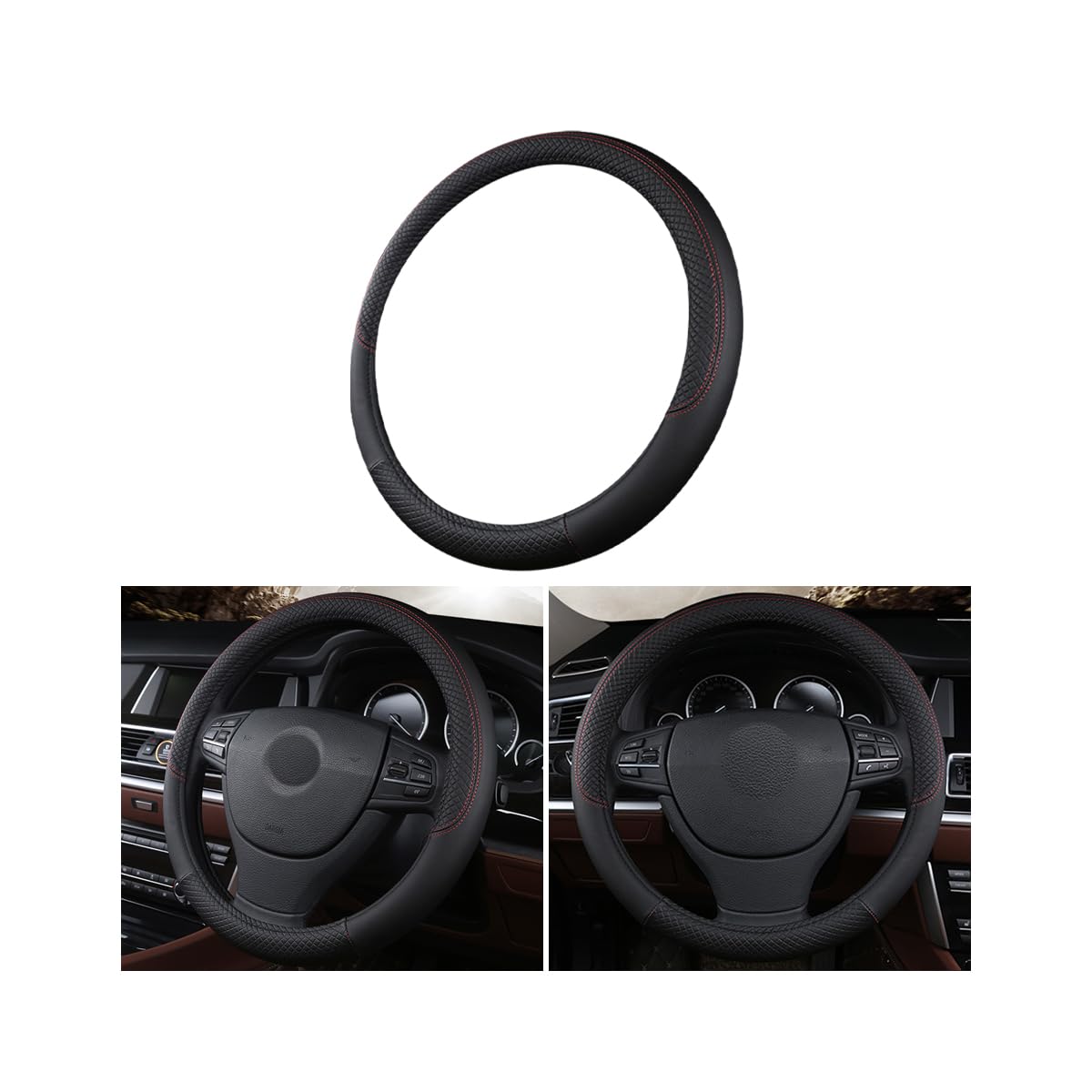 Coprivolante Auto, Coprivolante in Pelle Microfibra, Copri Volante