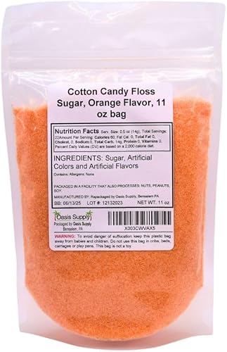 Miniatura 8 de Algodón de azúcar de azúcar (sabor a cereza roja, 11 onzas), súper hilo dental con sabor a algodón de azúcar hace 44 conos, suministros de dulces