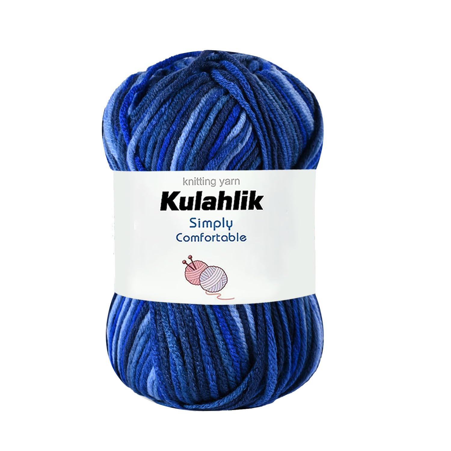 250g(5x50g) Acrylic Yarn for Crochet/Knitting, Colorful Gradient Yarn Thread, 5 Rolls Skeins, Perfect for Any Knitting Crochet and Crafts Mini Project — view 106