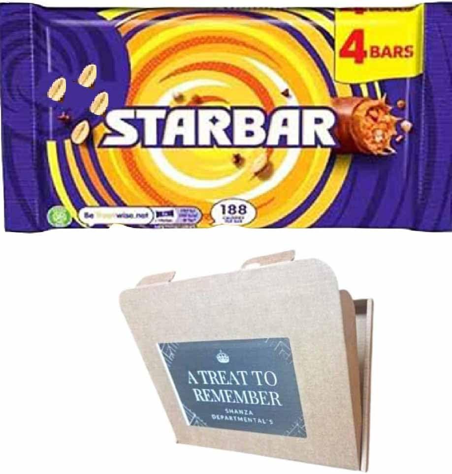 Starbar Chocolate Bar 4 Pack Multipack 148g (Pack Of 1)