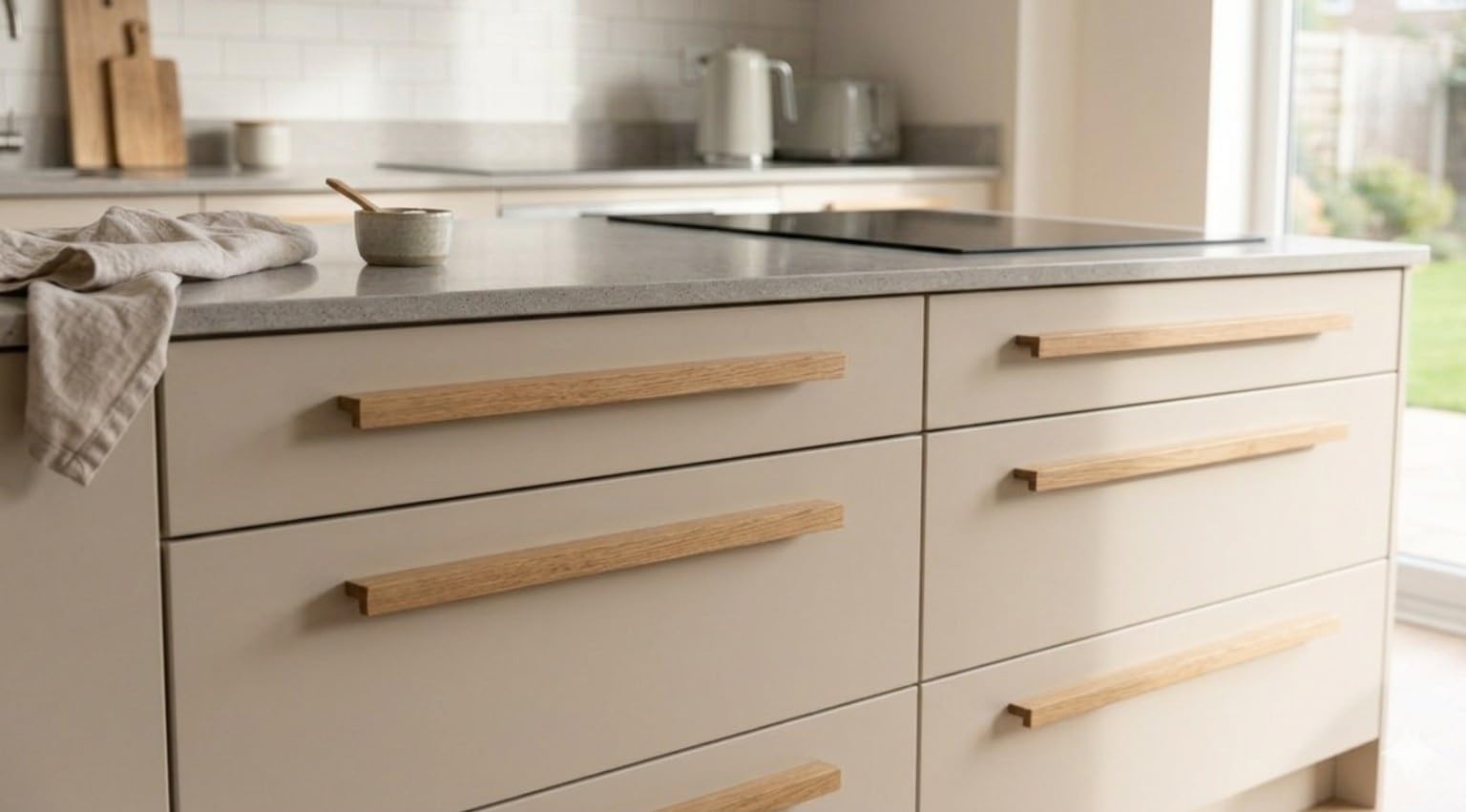 Maniglie per mobili – BATO – Pomelli per mobili in rovere – Decorazioni in legno – Maniglie per mobili – Bottoni per armadi – Pomelli per mobili (100 cm)