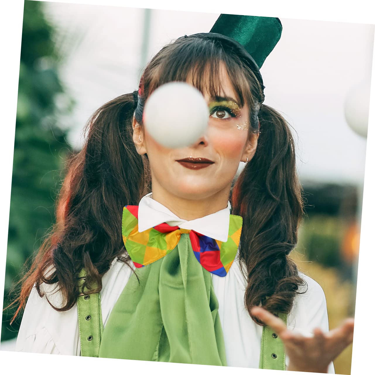 NOLITOY 3pcs Clown Bow Tie Jumbo Bowknot for Costume Party Stage Carnival Masquerade