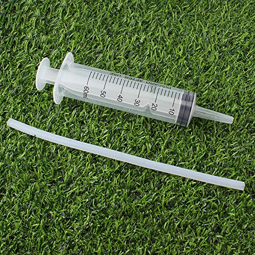 DECDEAL Injetor de selante sem câmara de ar para pneus de bicicleta Kit de mangueira de borracha de