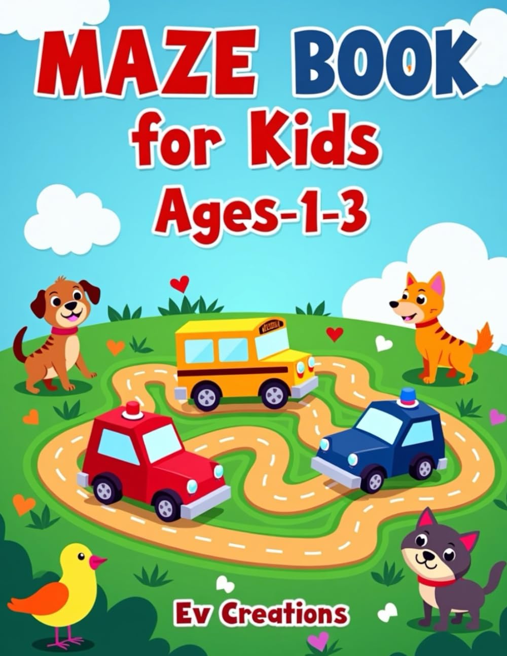 MAZES for Kids: 65+ Easy Maze Puzzles for Kids | Fun & Simple Mazes for Toddlers Ages 1–3