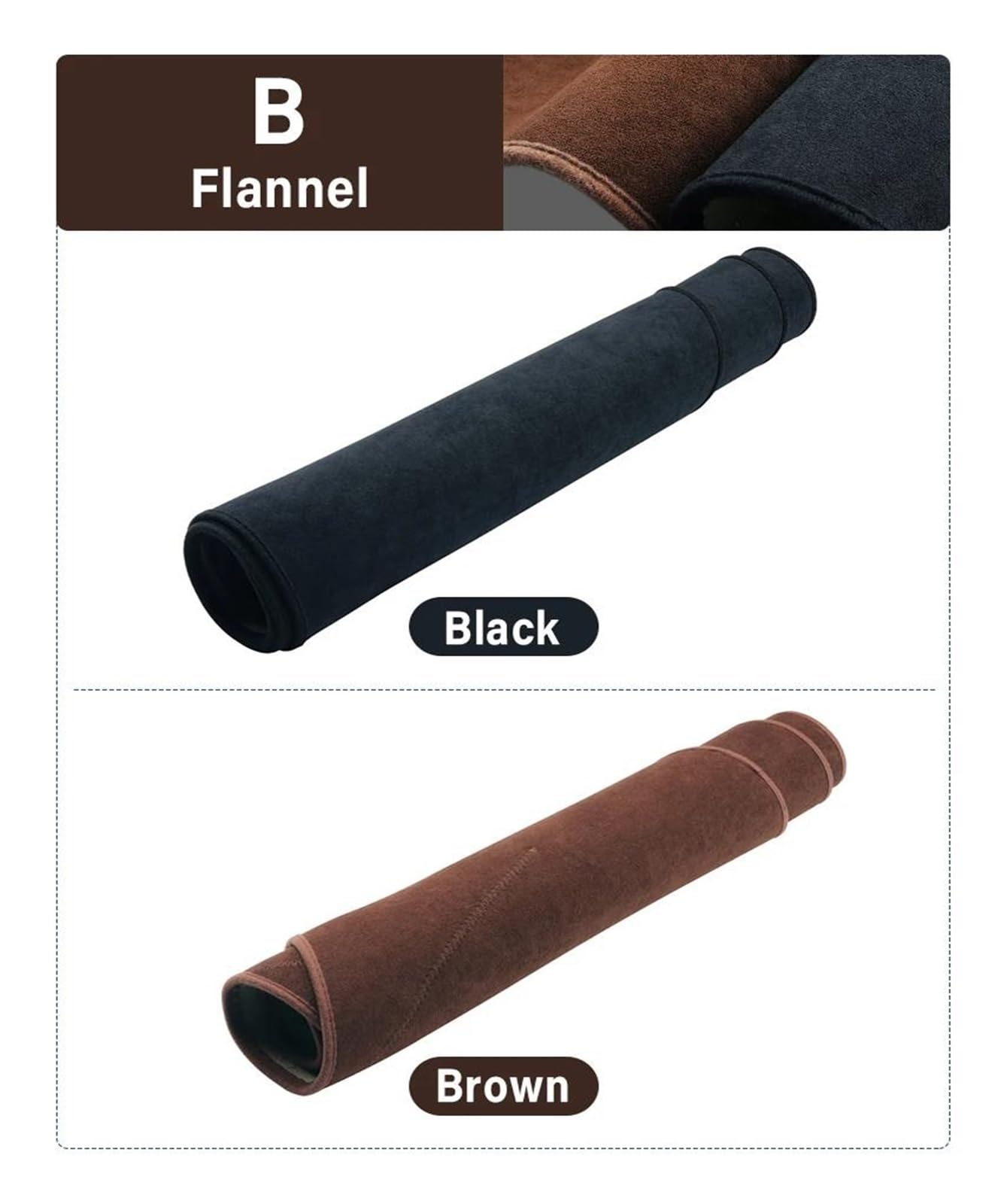 Tapis Tableau Bord intérieur Voiture pour Mazda CX-30 CX30 DM 2019-2023 Tapis Tableau Bord Pare-Soleil Anti-UV Antidérapant Accessoires(B RHD NOHUD Brown)