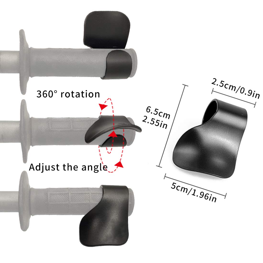Motor Cruise Control - Gashendelsteun 30 Mm - Handrust Voor Lange Ritten - Eenvoudig Te Installeren - Geschikt Voor Alle Motorfietsen
