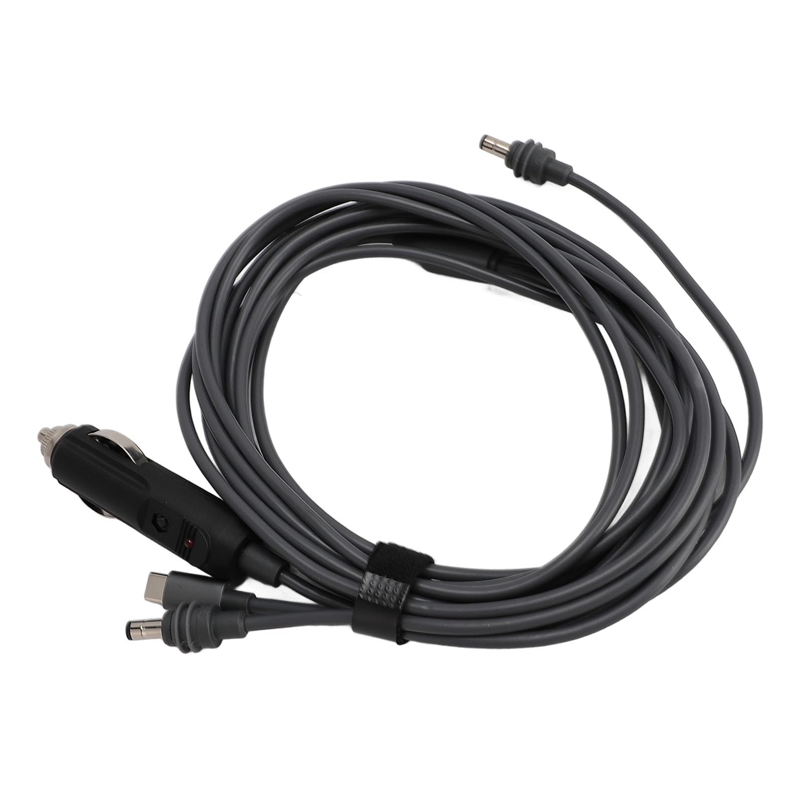 Cable de Alimentación CC Satelital, Cargador de Coche 3 en 1 de