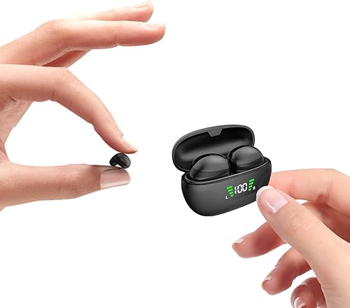 Mini auriculares invisibles inalámbricos ocultos para el trabajo Bluetooth micro pequeños auriculares para orejas pequeñas Bluetooth invisible