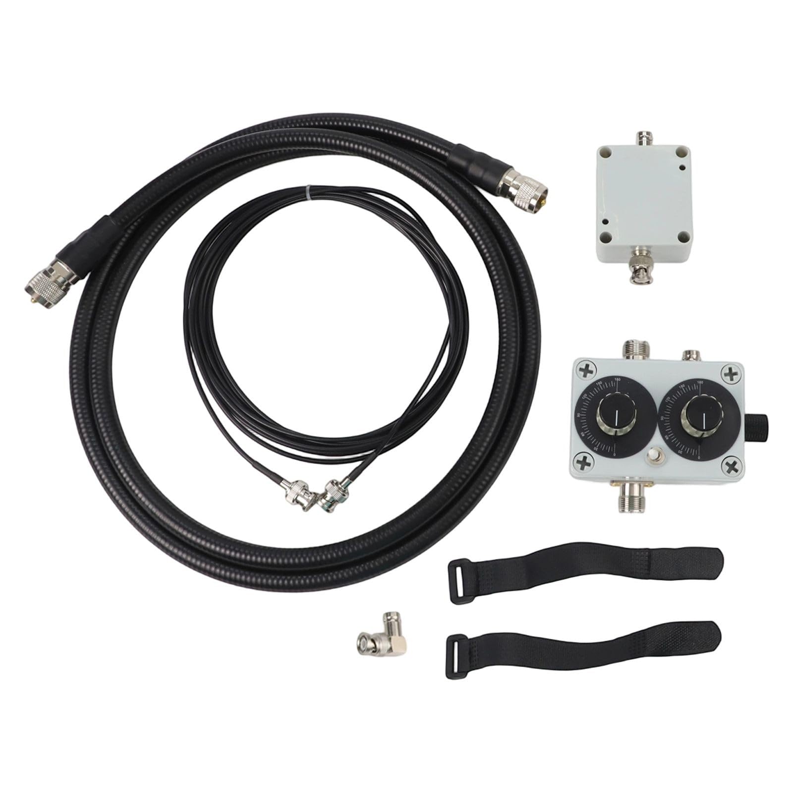 FUBESK ICOM-705 20W QRP HF Loop Antenne, Portable Petite Boucle Magnétique 5-30MHz, 110-150MHz, 400-450MHz Bs, avec Trépied Câble Coaxial