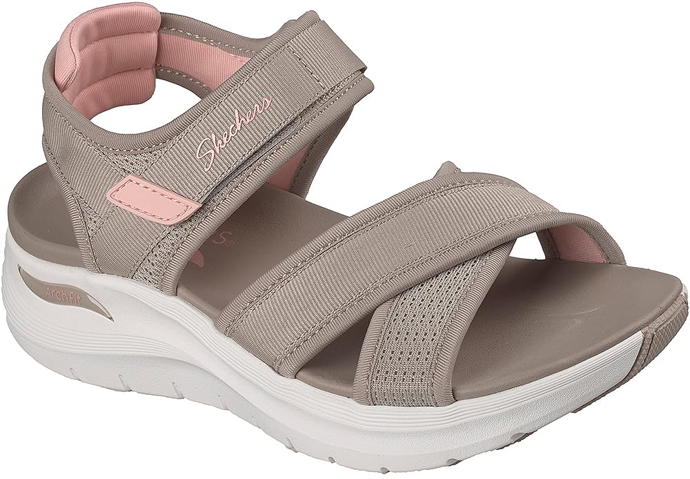 Skechers ARCH FIT 2.0 SANDAL - FEELIN' BRIGHT SANDALIAS DE CUÑA Mujer