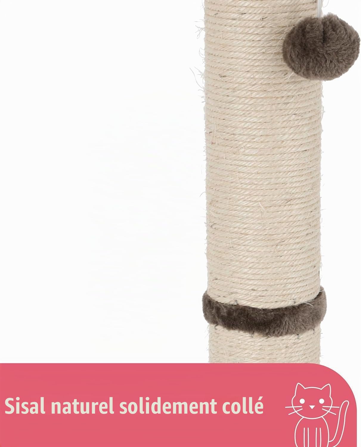 Kerbl Tube à Gratter Opal Maxi 78 cm pour Chat