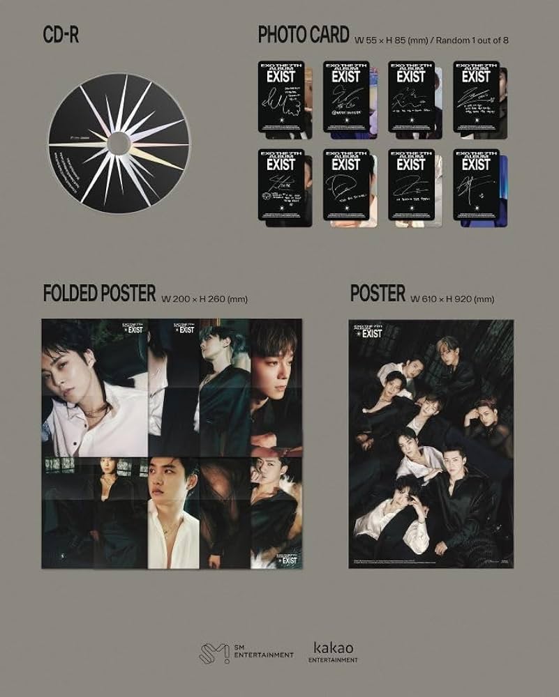 Amazon.co.jp: [ ポスター丸めて ] EXO - 7TH ALBUM [ EXIST