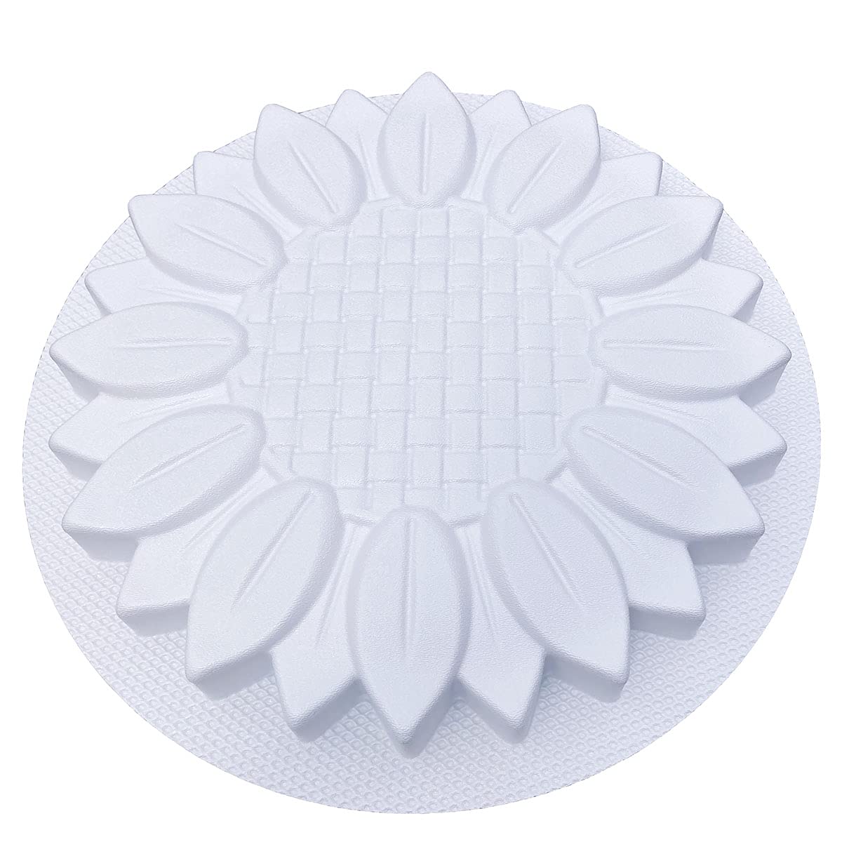 AUTUMNSunflower Durable Stepping Stone Mold, Concrete Cement Mold, Stepping Stones for Garden Walkway, DIY Walkway Stepping Stones, Flower Statue for Garden, Flower Garden Decor Mold
