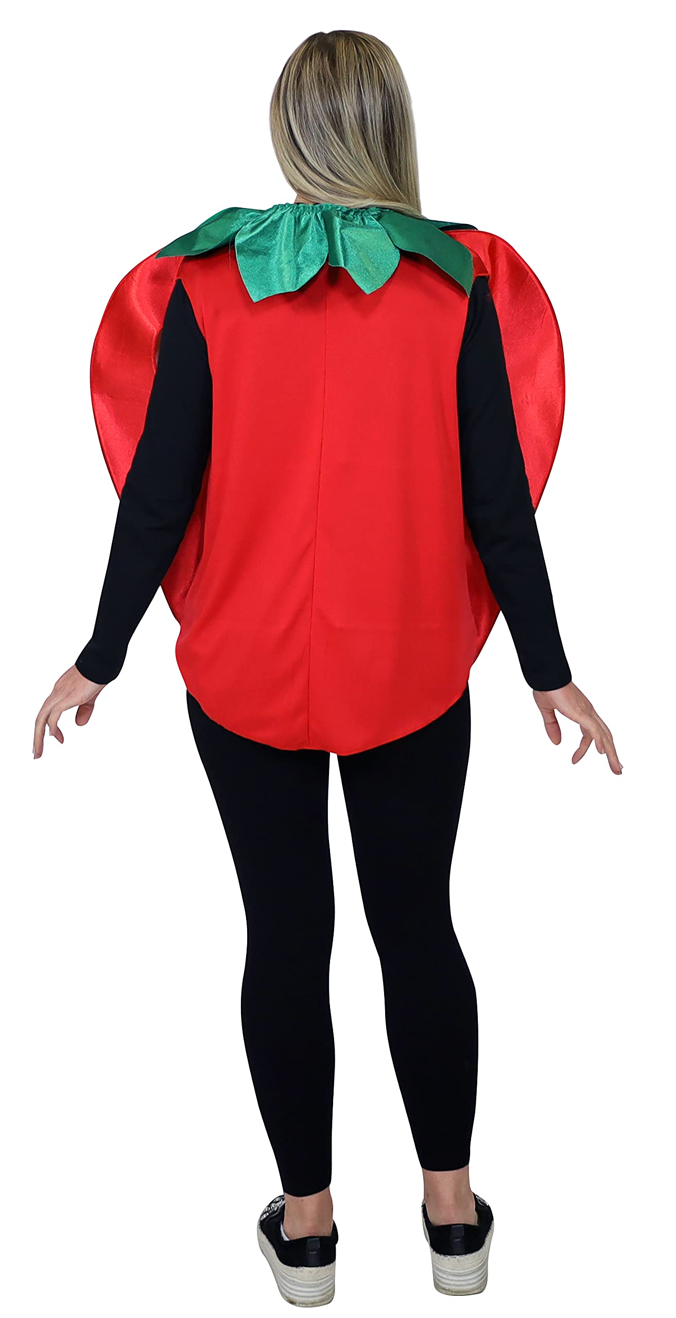 Get Real truskawkowy kostium owocowy jedzenie przebranie impreza cosplay kostiumy na Halloween, dla dorosłych jeden rozmiar