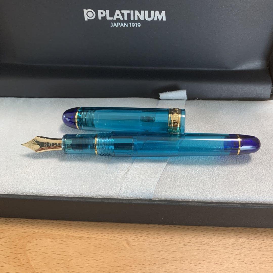 Amazon | 限定万年筆 PLATINUM #3776センチュリー翡翠 字幅SM