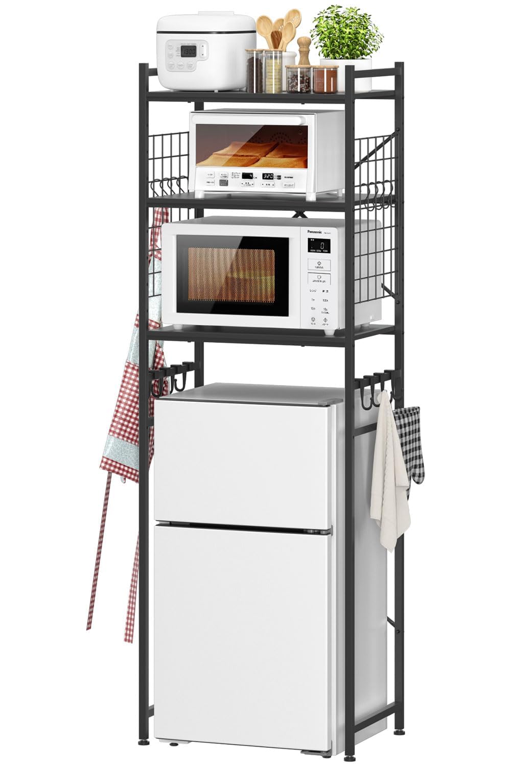 Amazon.co.jp: 冷蔵庫ラック 3段 レンジラック 幅60×奥行40×高さ180cm Amazon.co.jp: 冷蔵庫ラック 3段 レンジラック 幅60×奥行40×高さ180cm