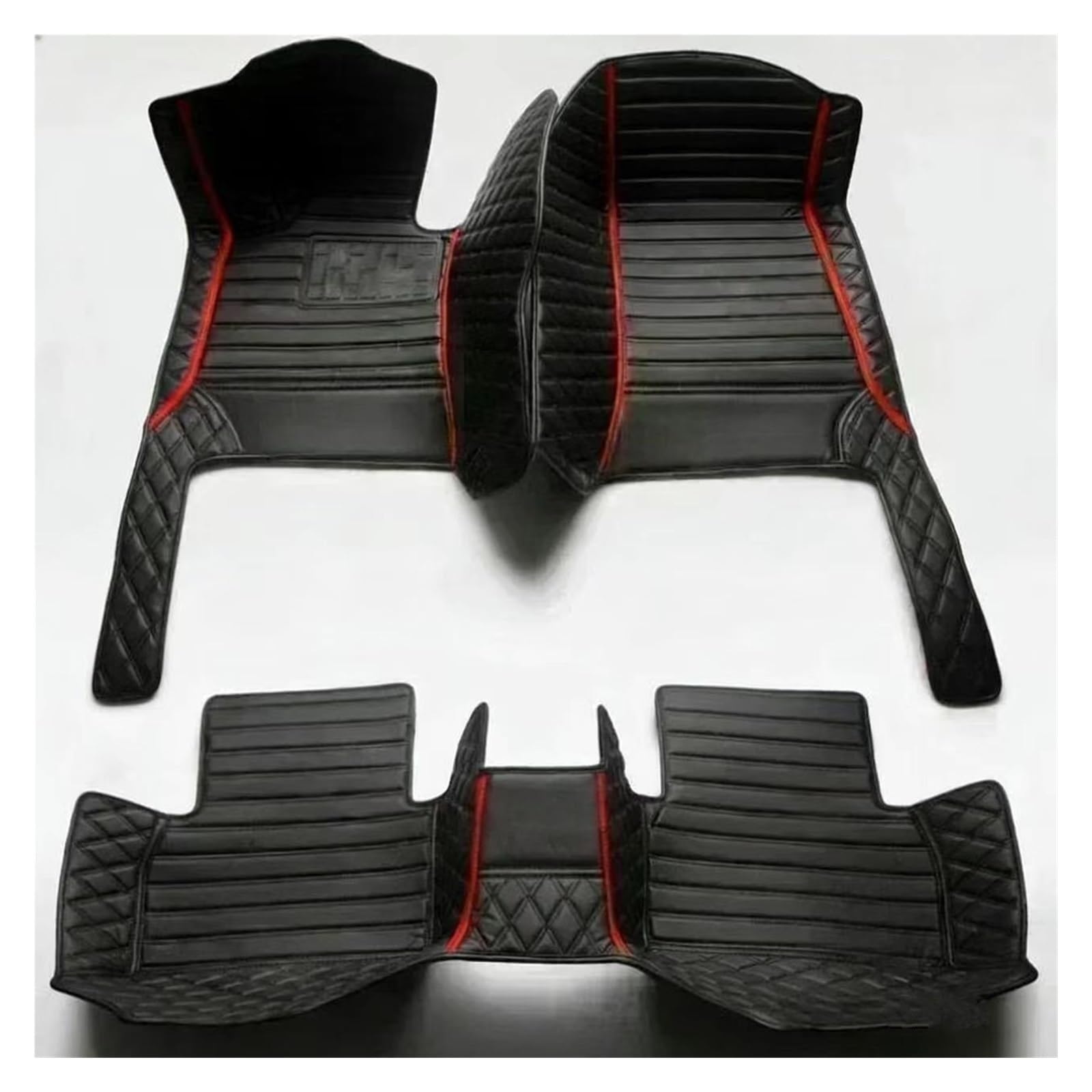 Alfombrillas Esteras Modificadas Requisitos Particulares Piso Coche 5D Estera Anti Resbalón Las Alfombras Accesorios Interior para Cayman 2012 Alfombrilla de Coche(R-Black)