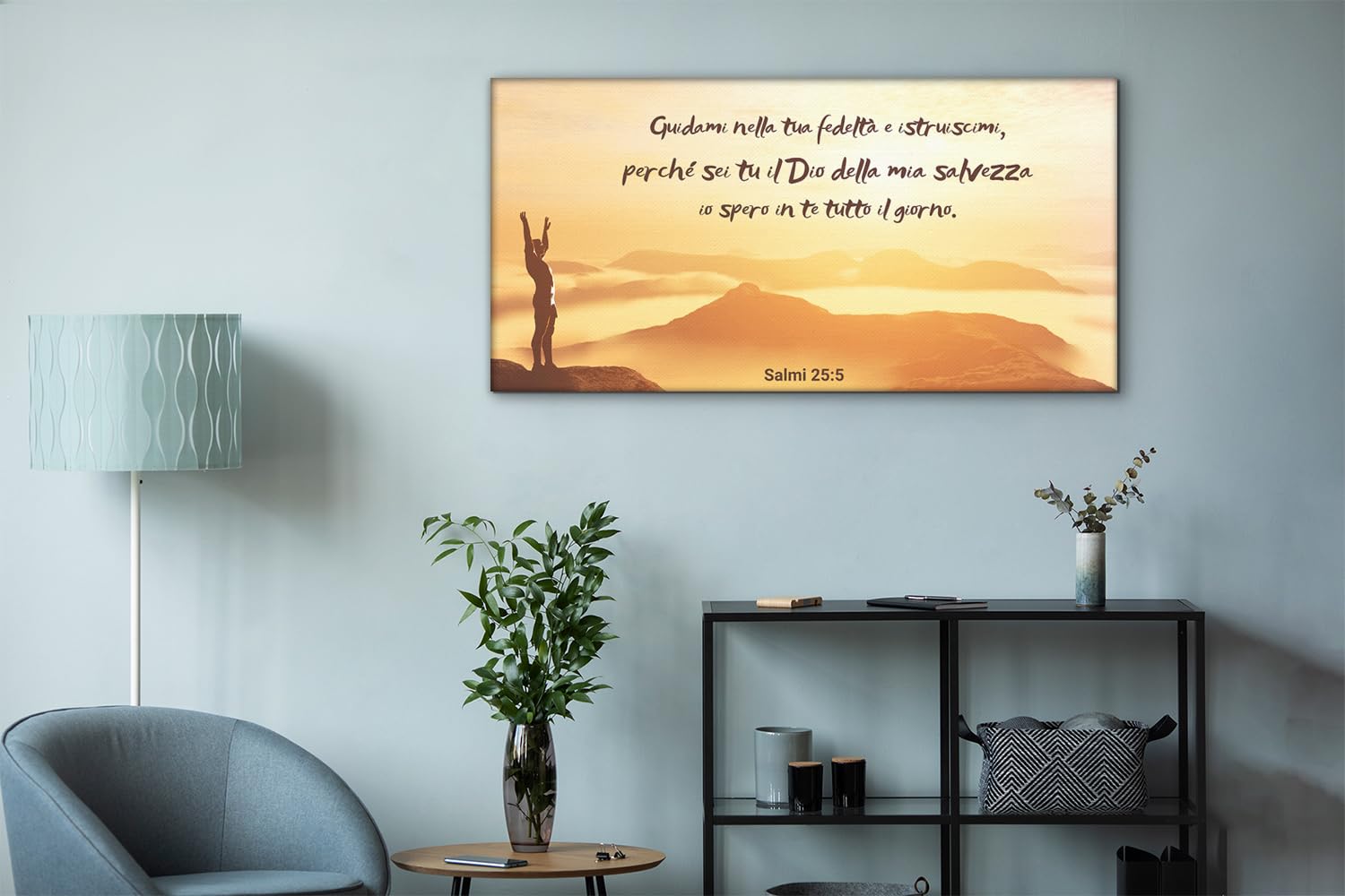Sacroarte 140x70cm Stampa di Immagini Stampe e Quadri - Citazioni Testi della Sacra Bibbia