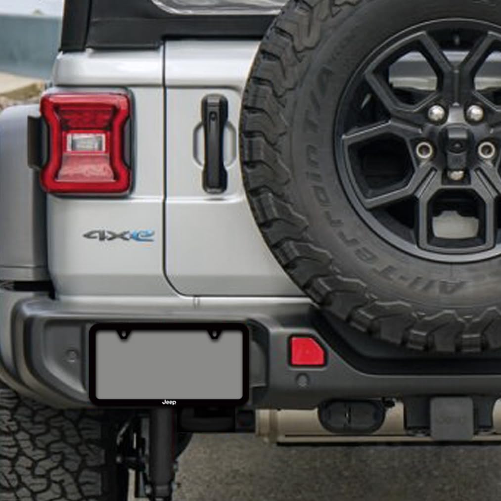 Amazon.co.jp: Jeep ブラックコーティングメタルナンバープレート