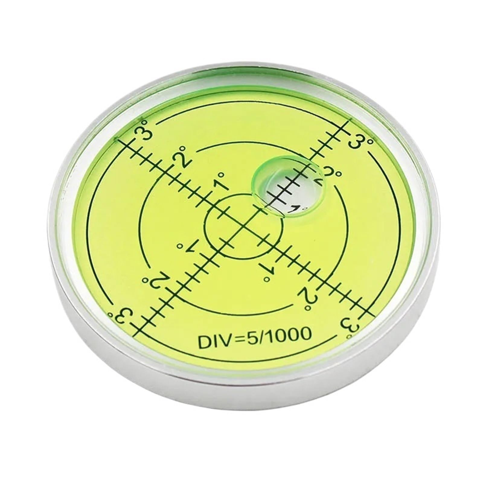 1sztuka uniwersalna okrągła poziomica metalowa średnica 40mm 60mm narzędzie do poziomowania wewnętrzna linia zapobiega zużyciu, łatwy do odczytania