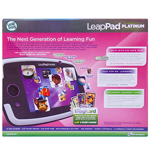 LeapFrog - Tablet LeapPad Platinum, Colore: Viola