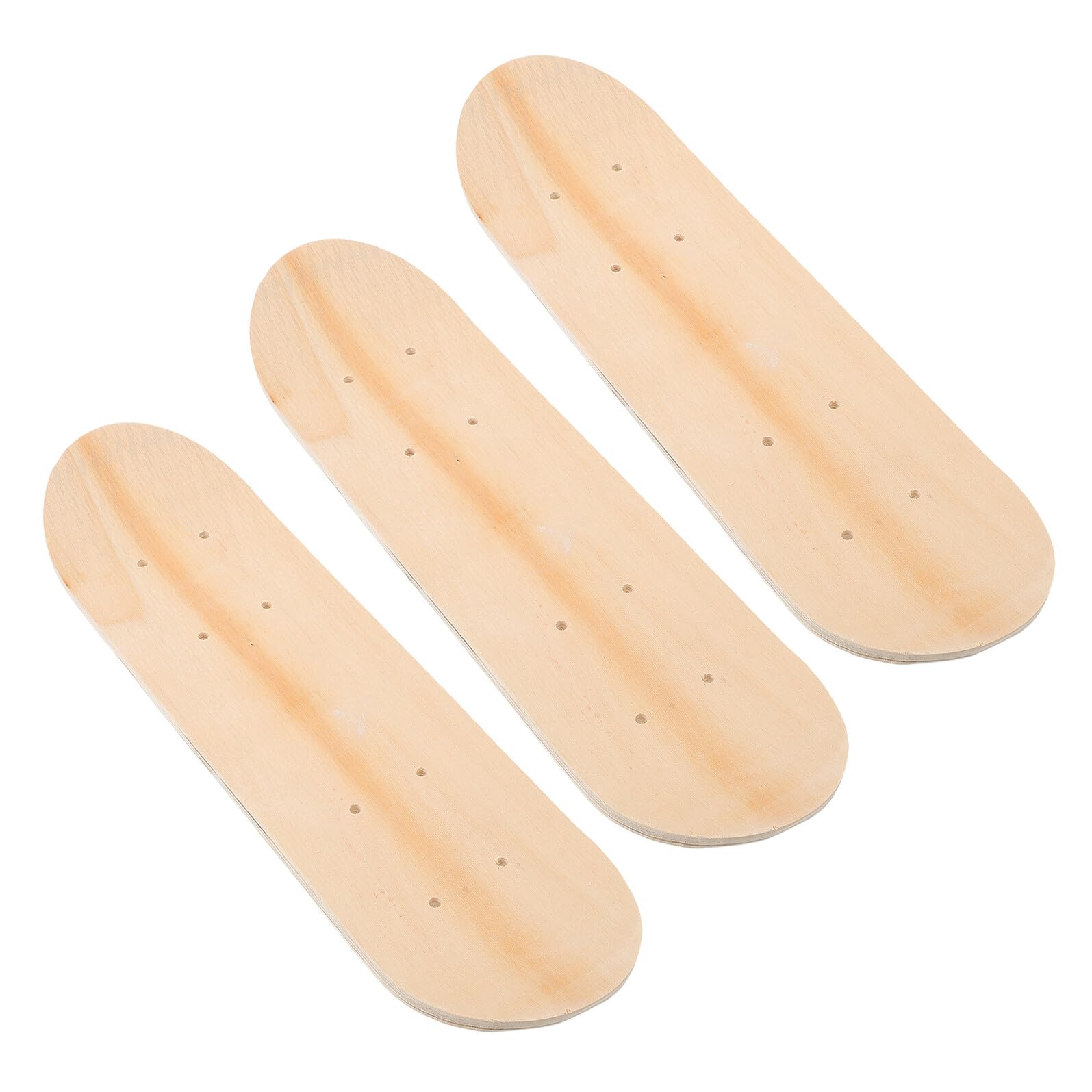 Mikikit Lot De 3 Planches De Skate Vierges À Peindre Planches De Skate Vierges À Peindre Non Beiges