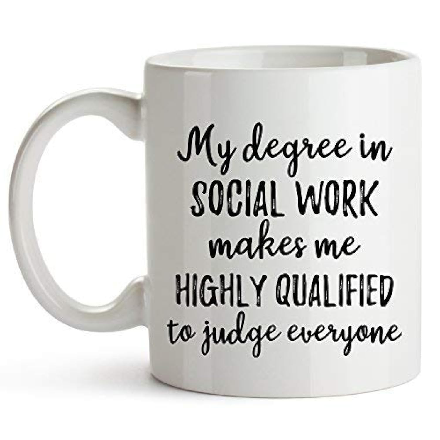 YouNique Designs Social Worker Coffee Mug, 11 Ounces, Social Work Mug, Funny Social Worker Cup, Social Work Gifts For Women