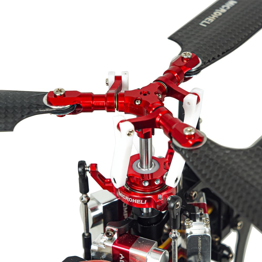 MICROHELI CNC Triple Carbon Fiber Blades Conversion Set - OMP Hobby M2 V3 PRO