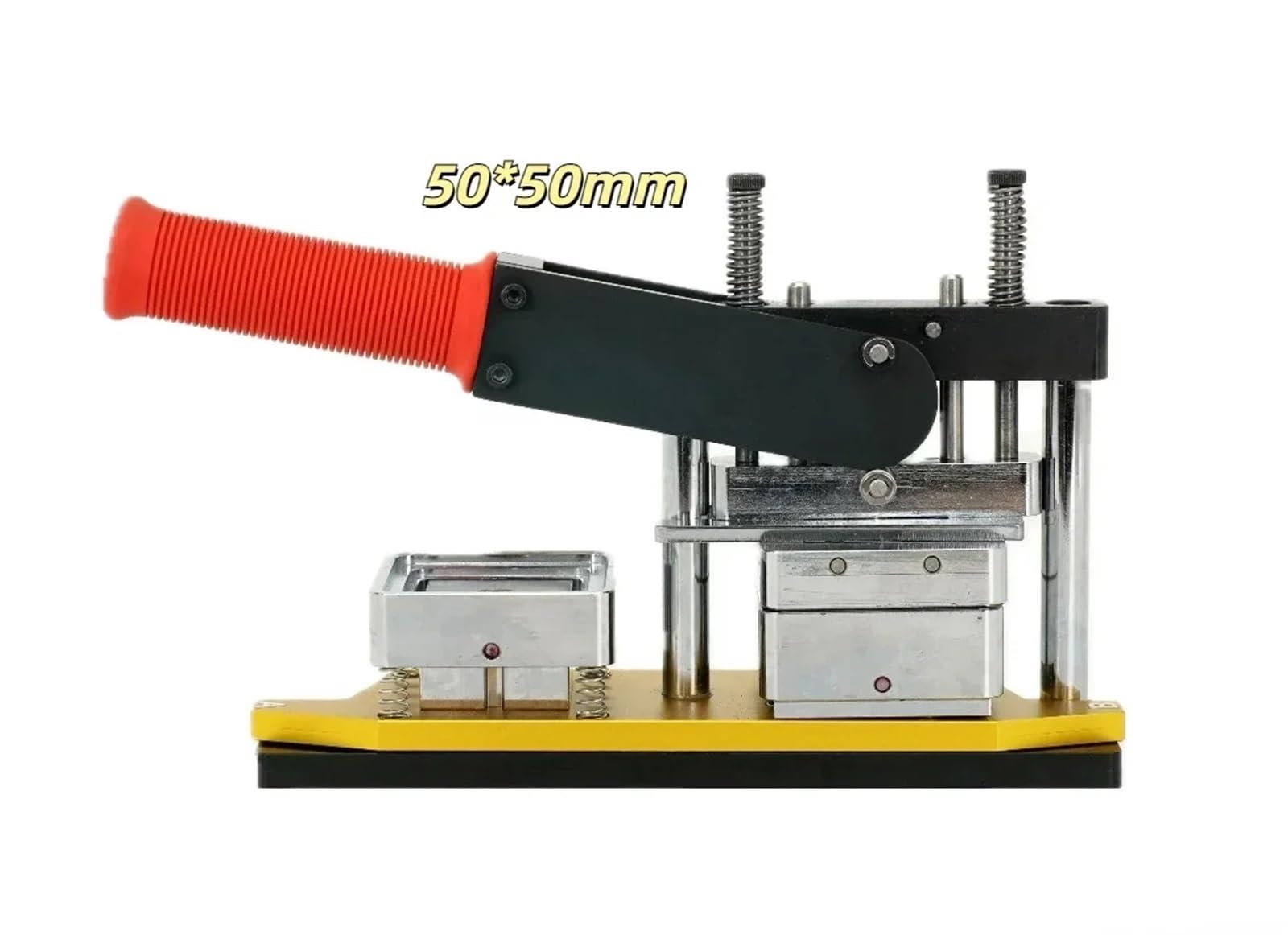 Photo Magnet Machine Zestaw maszyn do produkcji kwadratowych magnesów Do lodówkę Jedna maszyna + nóż + zestaw 100 sztuk materiałów Badges