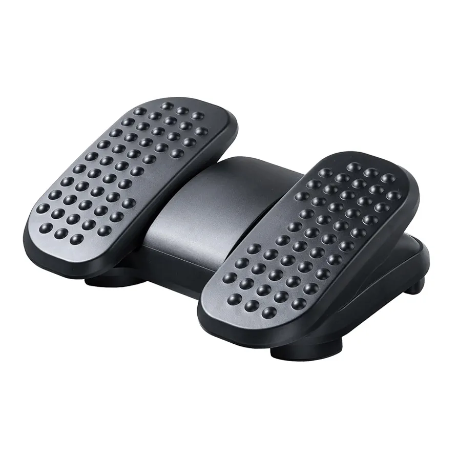 グレークラスター台座付き Amazon.co.jp: サンワダイレクト フットレスト デスク下 足踏み