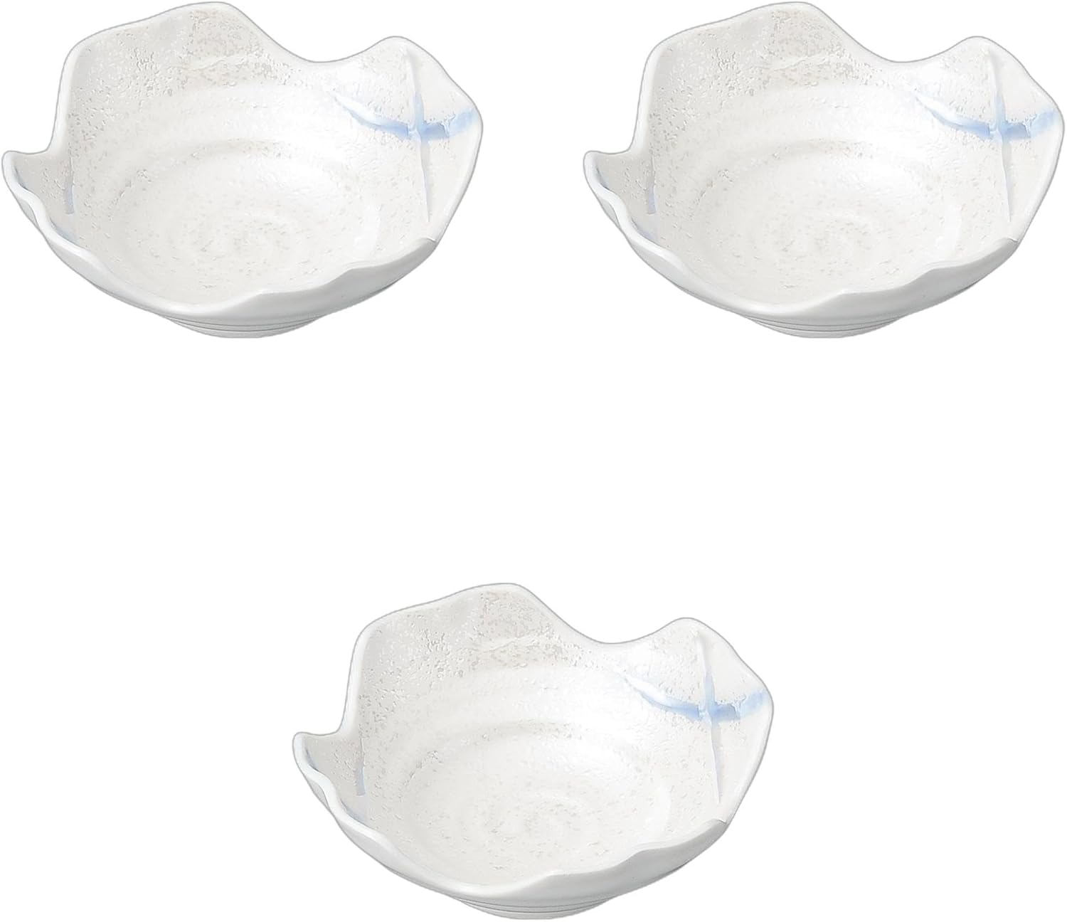 セトモノホンポ(Setomonohonpo) 3個セット 二色ラスター四つ山小鉢 [ 11×11 セトモノホンポ(Setomonohonpo) 3個セット 二色ラスター四つ山小鉢 [ 11×11