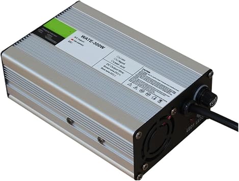 CAARLA Charger Aluminum Lithium Ion Battery 29.4V 10A Lithium Battery 7S 24V 10A Lithium-ion Battery Pack Charger with Cooling Fan3P XLR,E+U