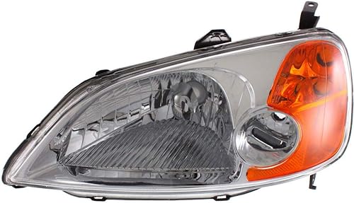 Miniatura 10 de KarParts360 Para Honda Civic Faro Asamblea 2003 lado del pasajero  HO2503116