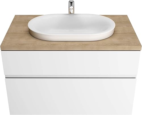 Miniatura 10 de American Standard 7813001.478 Studio S - Lavabo para encimera de 33 pulgadas, color ceniza