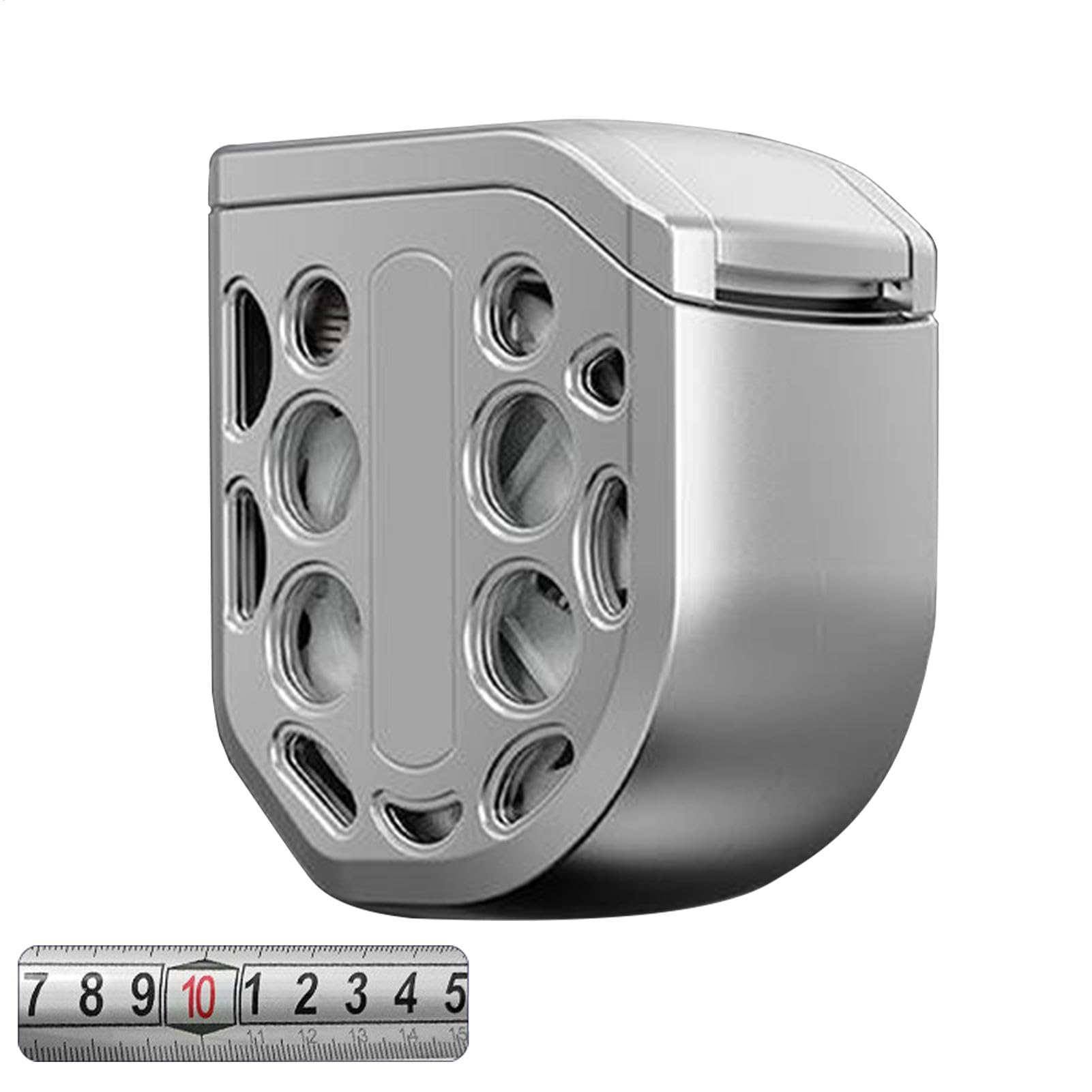 Easy Read Tape Measure,Stainless Steel Tape Measure,16.4ft Retractable Ruler Tape - Waterproof Hollow Stainless Steel Anti Scratch Ruler Tape for Measurements