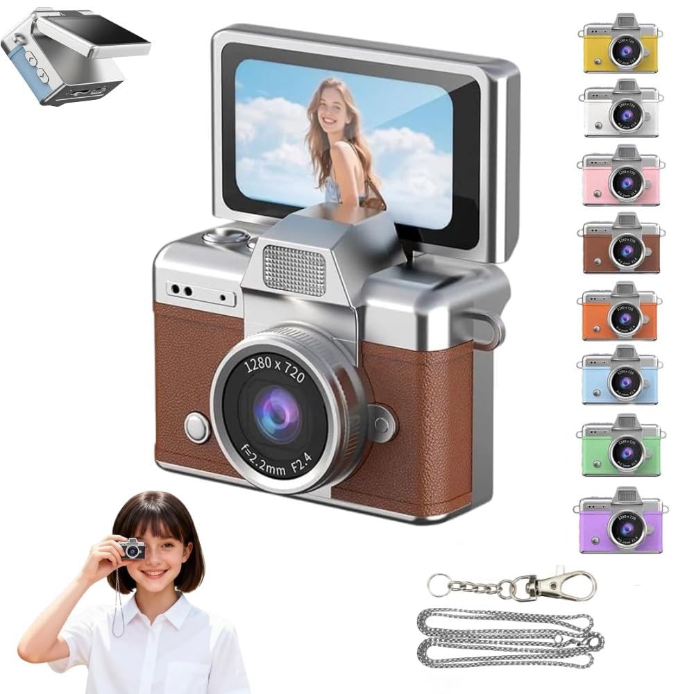 PHOTOMAX Retro Mini Flip Camera - 1080p HD Video -1 PHOTOMAX Retro Mini Flip Camera - 1080p HD Video -1