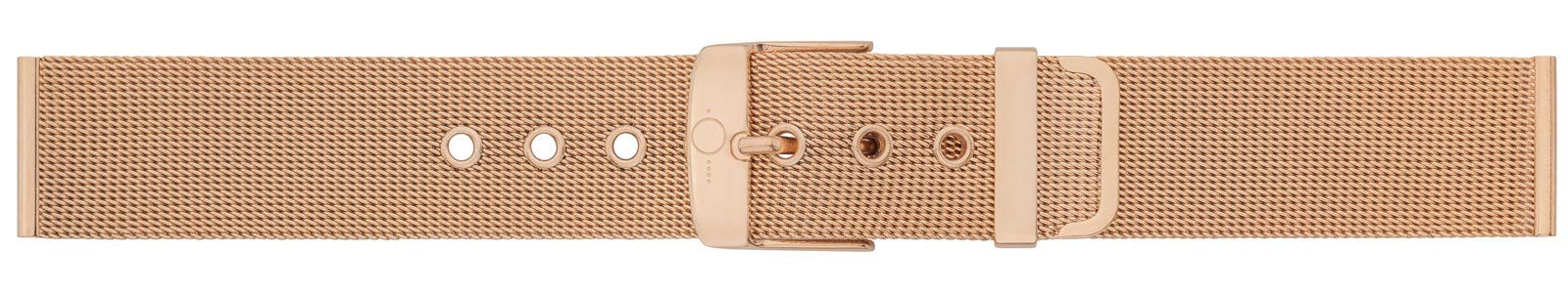 BandOh massives 20mm Edelstahl Milanaise Uhren Armband mit Dornschließe IP Rosé