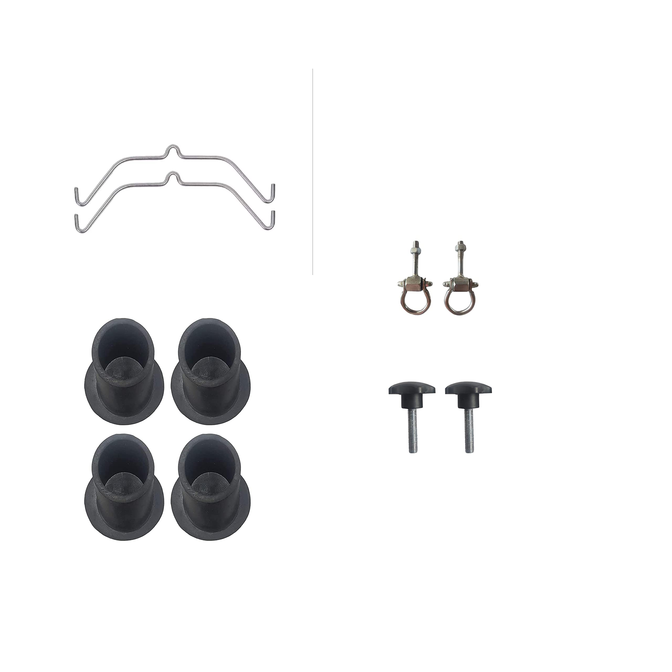 A to Z Hub Baby Folding Steel Cradle Total Accessories Including Cradle Hanger, Vacuum,Bearing Kadi and Upper Nob(Bolt). (Round Cradle Accessories)