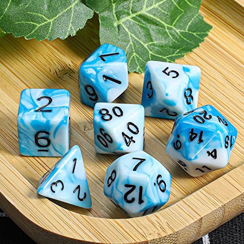 Image of CiaraQ 7pcs Polyhedral Dice Set for Dungeon and Dragons MTG Table Games