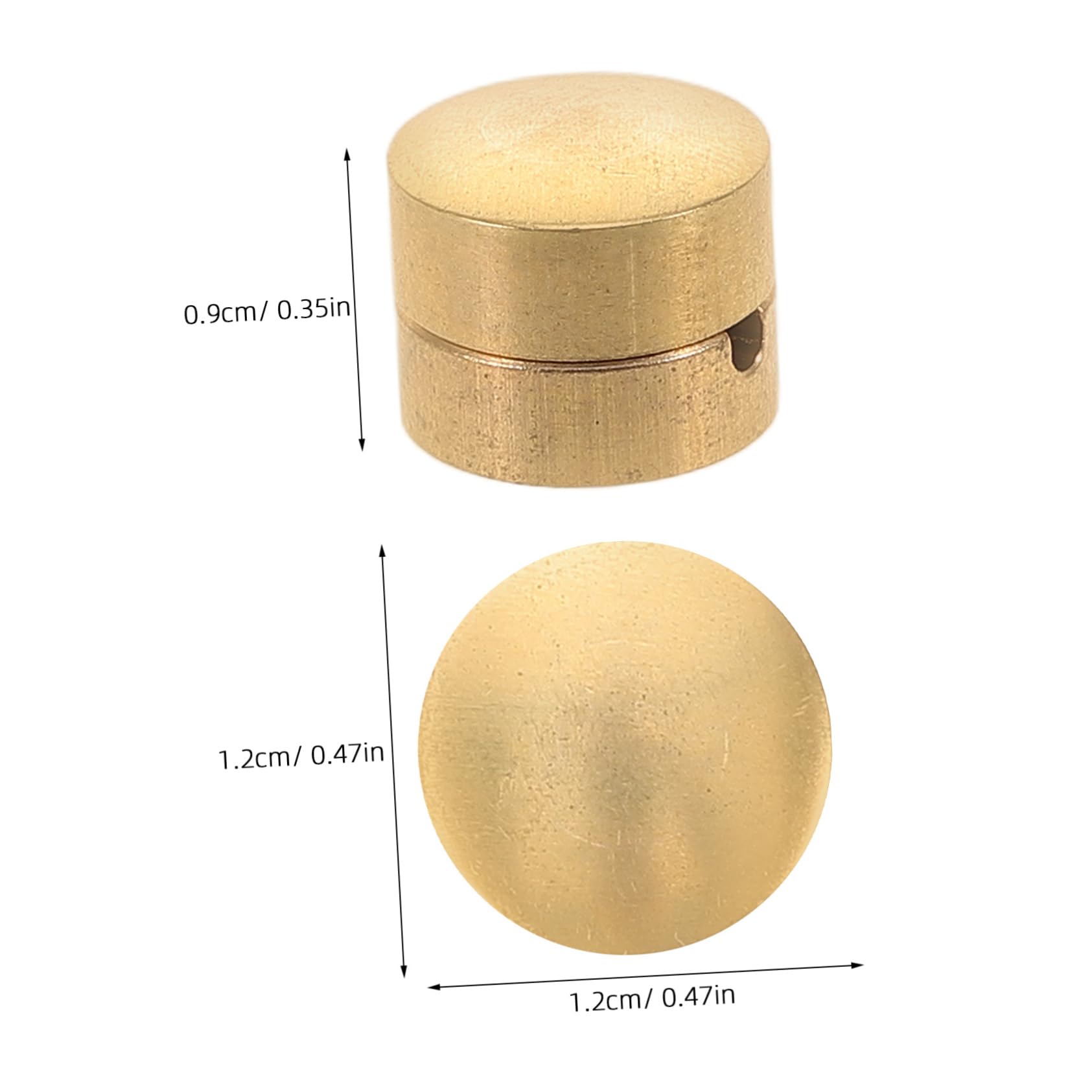 VICASKY Brass Wolf Tone Cello Mute Durable Cello Reducer for Noise Minimization Easy Installation Brass Construction Unique Cylindrical Design Accessory for Cellists