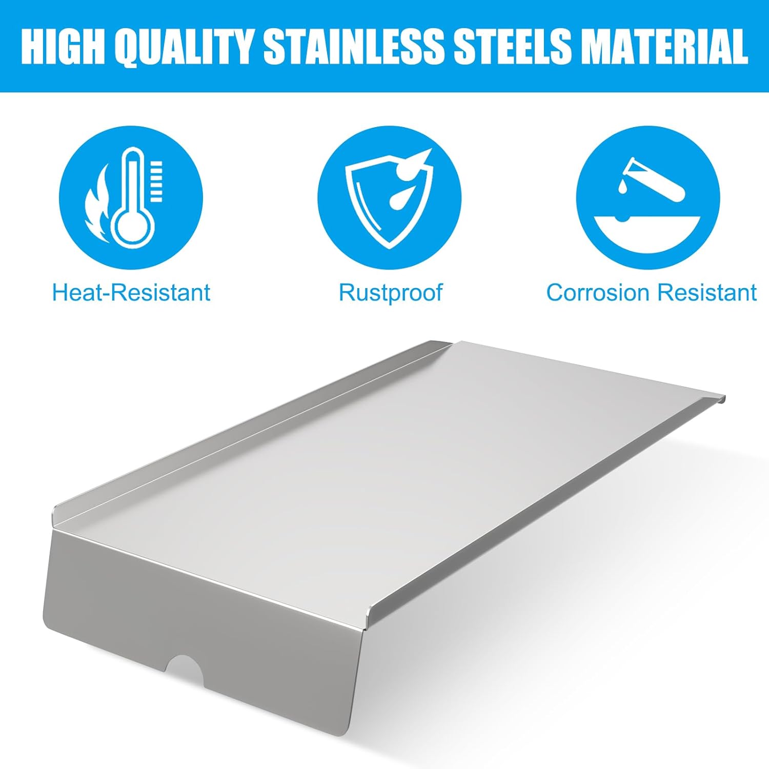 BCA006 Drip Tray Heat Baffle and BAC410 Grease Drip Tray Liners for Traeger Pro 34 Series Accessories, Eastwood 34, Texas Elite 34, Texas Elite, Limited Edition, Texas Pro, BBQ075, BBQ100