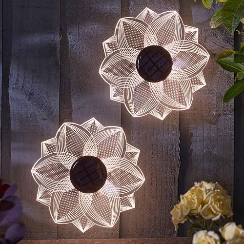 Smart Solar BloomLine Fence & Wall Décor 2-PK