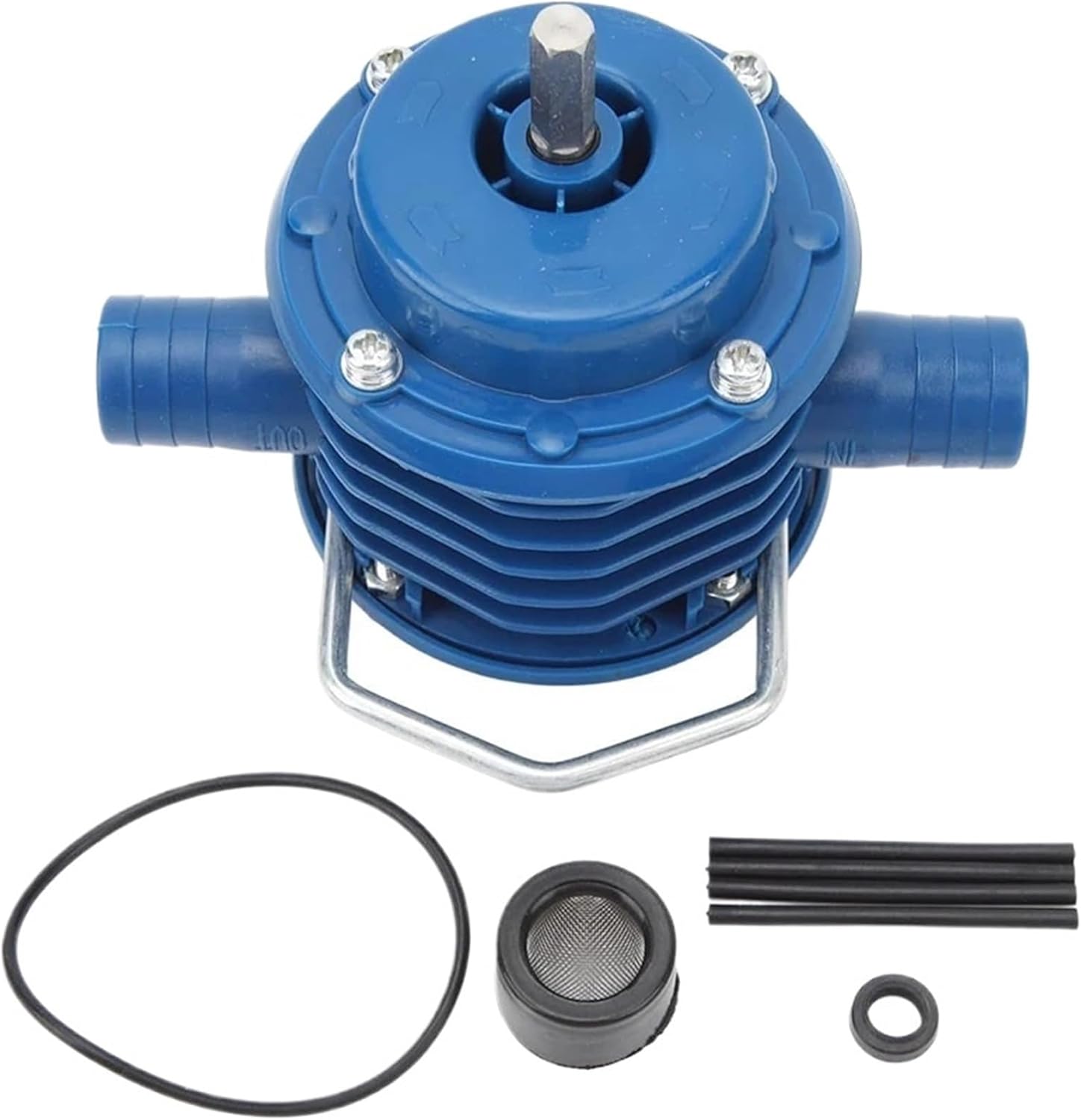 1pcs Multi-functional Hand Drill Pump, POM Material Self-priming Pump Does Not Need Power Supply for Water, Diesel and Other Media