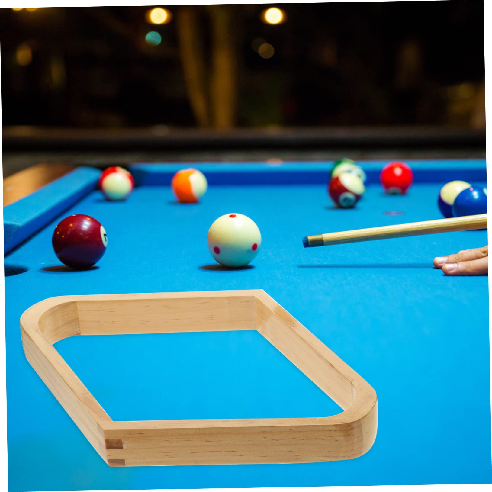 balacoo 2Pcs Billiard Ball Diamond Rack Pool Table Accessories for Billiard Games Durable Billiard Holder for Ball Setup for Pool Enthusiasts