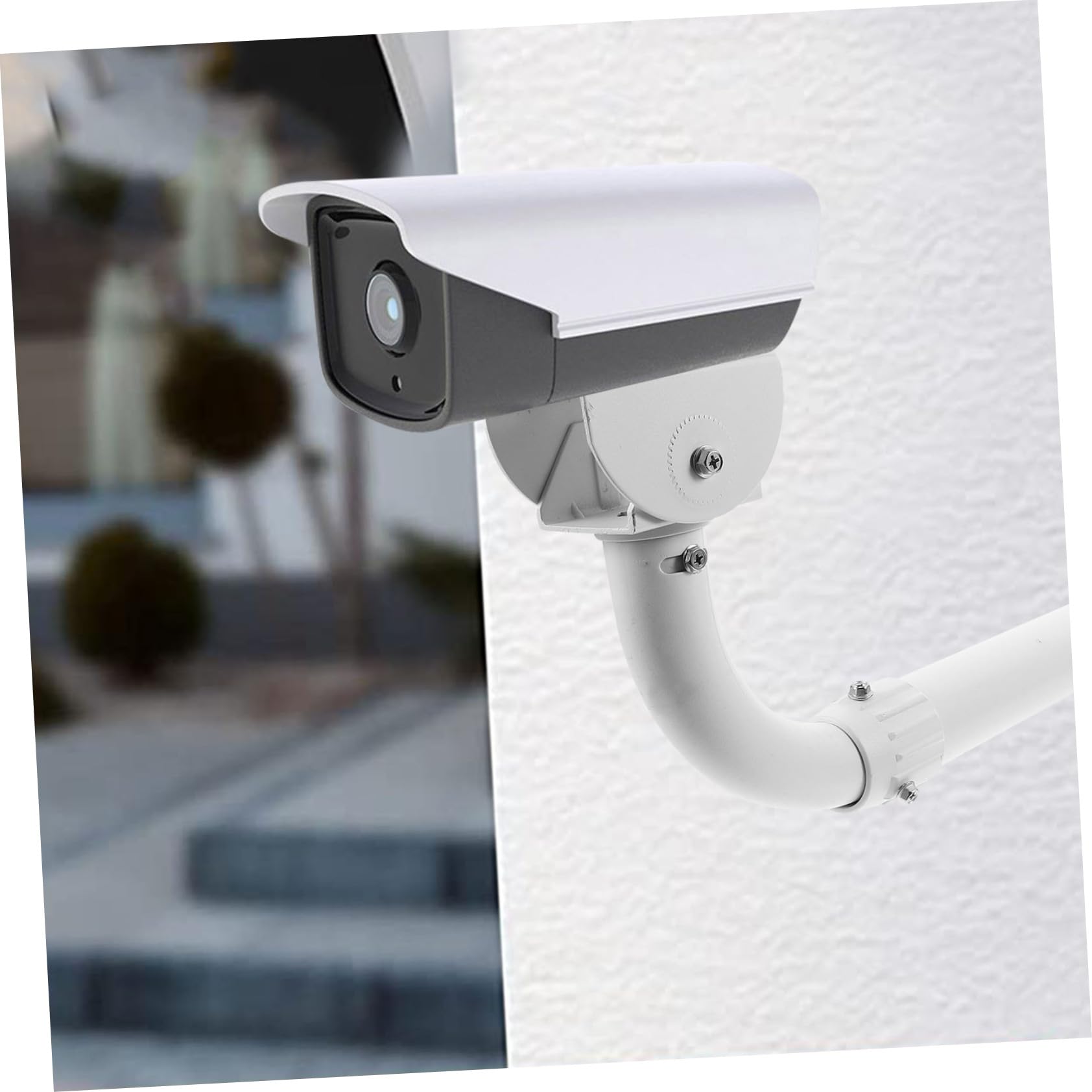 SHINEOFI Tubo Alluminio e Sicurezza per Telecamera Lega in Supporto Facile da 45mm Design Regolabile da Installare Monitor di Sorveglianza