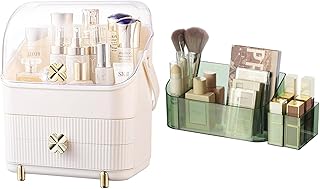 SUNFICON Organizador de maquillaje de 3 nivel...