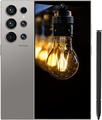 I25 Ultra 5G Unlocked Phone, 256GB+8GB Smartphone, Cell Phone Android 15 with Built in Pen, 8000mAh Battery,6.99" FHD+ Screen,108MP Camera/Dual SIM/Fingerprint Lock/Face Gray