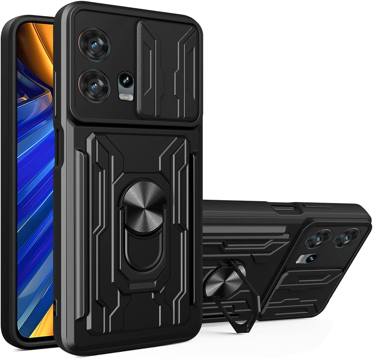 Cover per Motorola Moto edge 30 Fusion, Custodia Flip Pelle