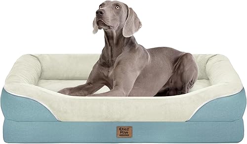 Miniatura 35 de Cama Ortopédica Lavable para Perros Grandes - Camas de Espuma Ortopédica Desmontable para Perros con Bordes Acolchados Cama Grande Impermeable para
